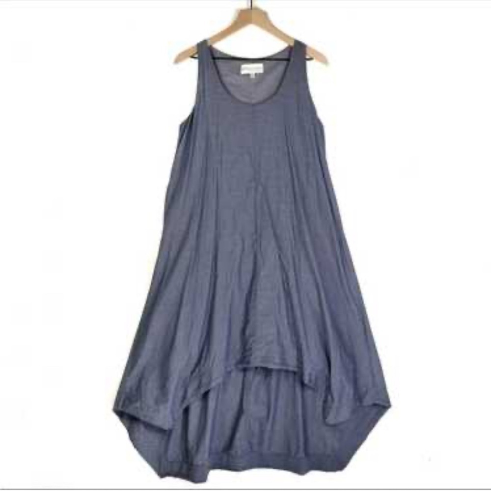 🌸philosophy High Low Chambray Dress